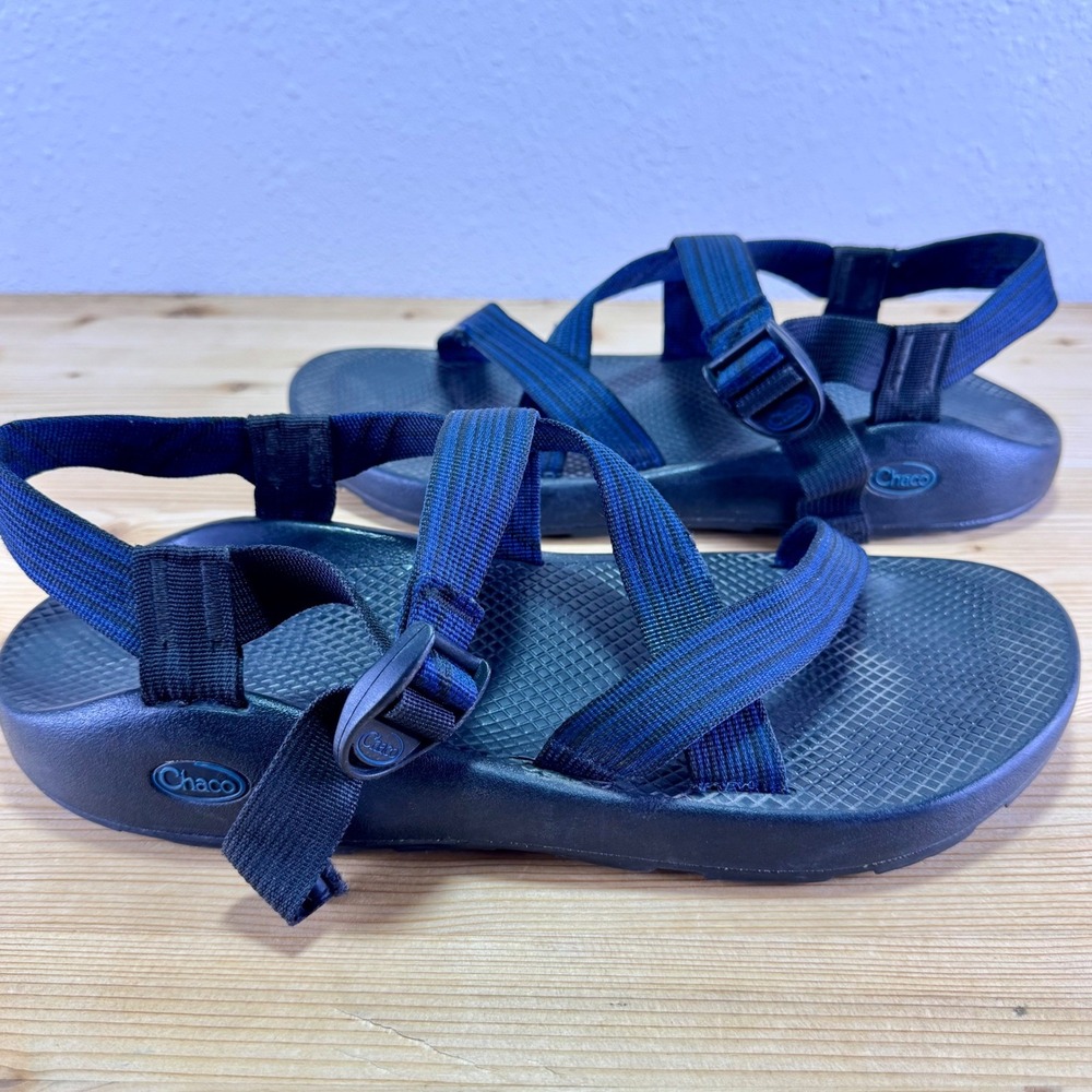 Chaco Z/1 Classic Sport Sandals Men's 14 Blue Hiking Slide Outdoor‎